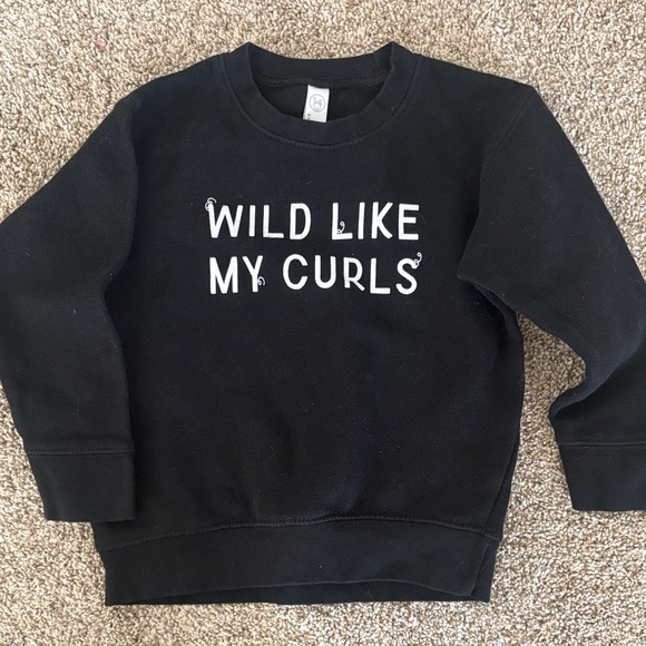 Rabbit Skins Other - Kids black sweatshirt